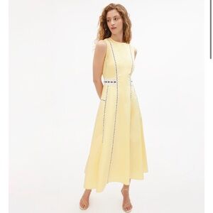 Tanya Taylor Yellow Sloane Dress